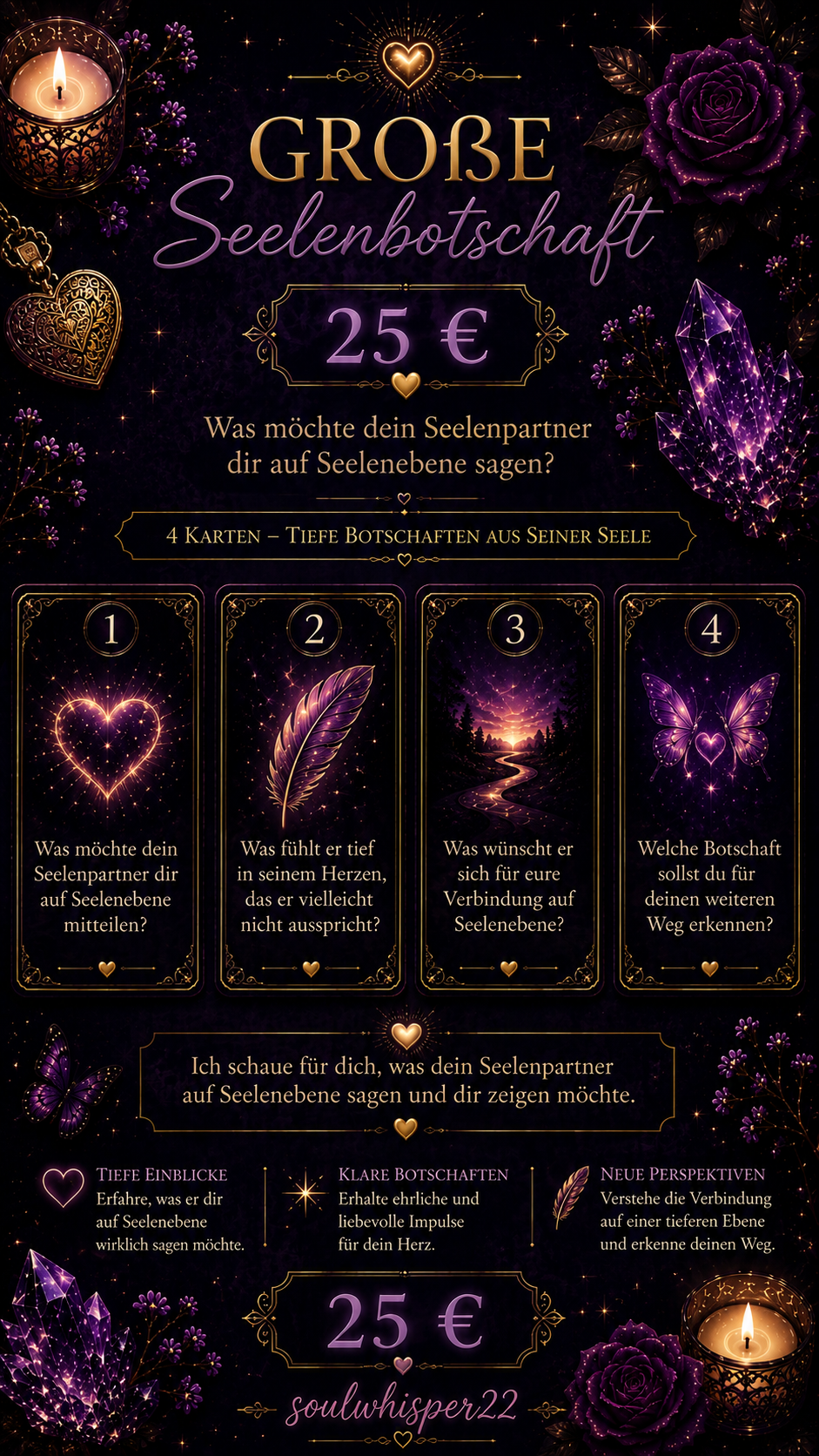 🦋 Große Seelenbotschaft deines Seelenpartners auf Seelenebene 🦋