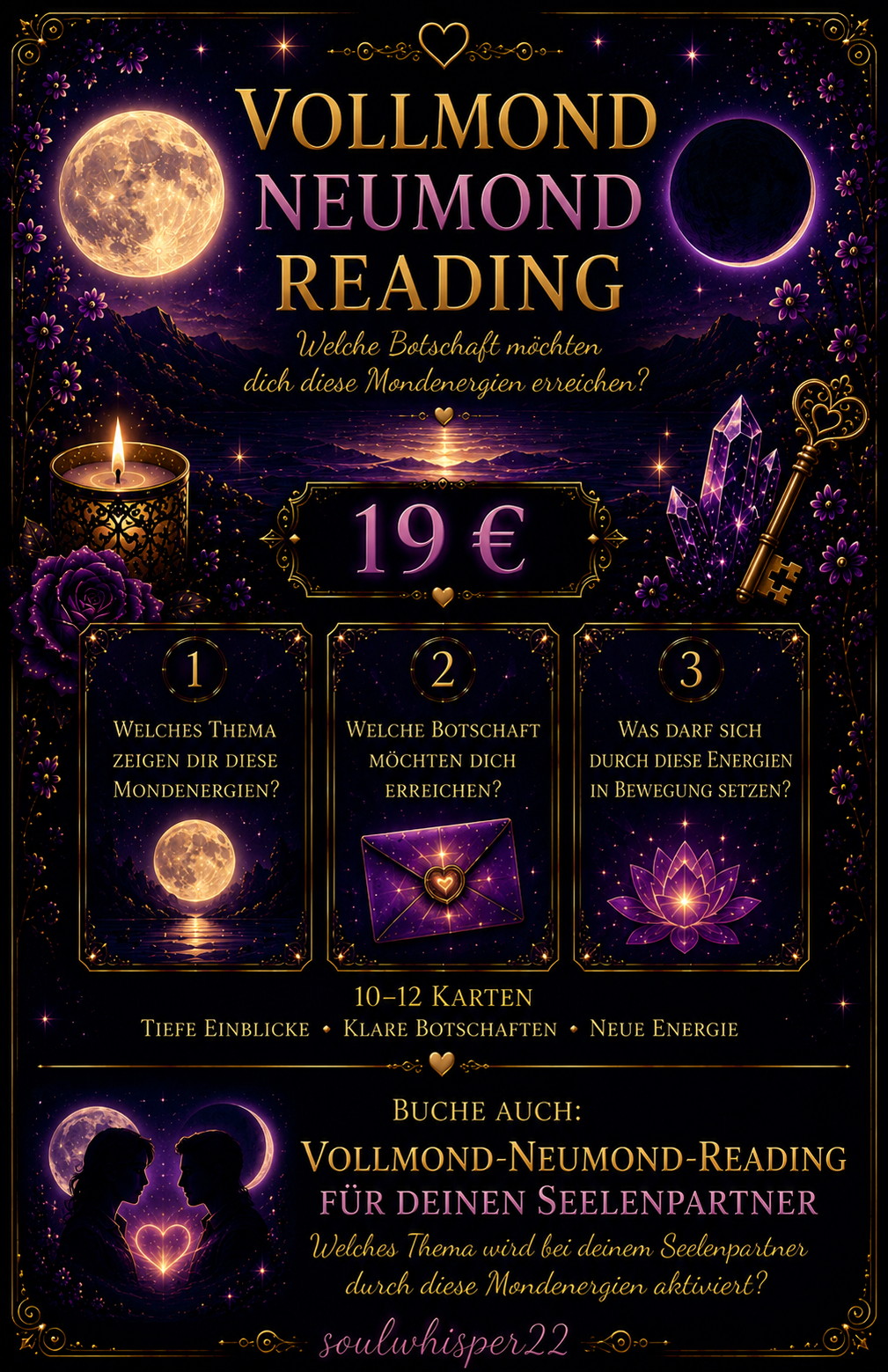 🌕 🌙Vollmond / Neumond Reading 🌕🌙