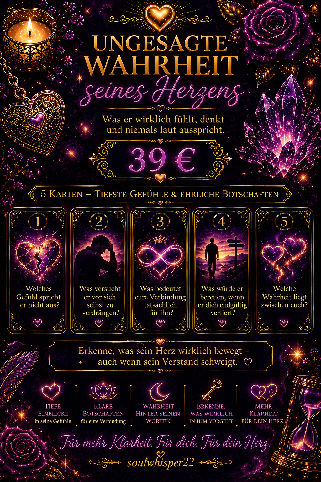 🦋 Ungesagte Wahrheit seines Herzens 🦋