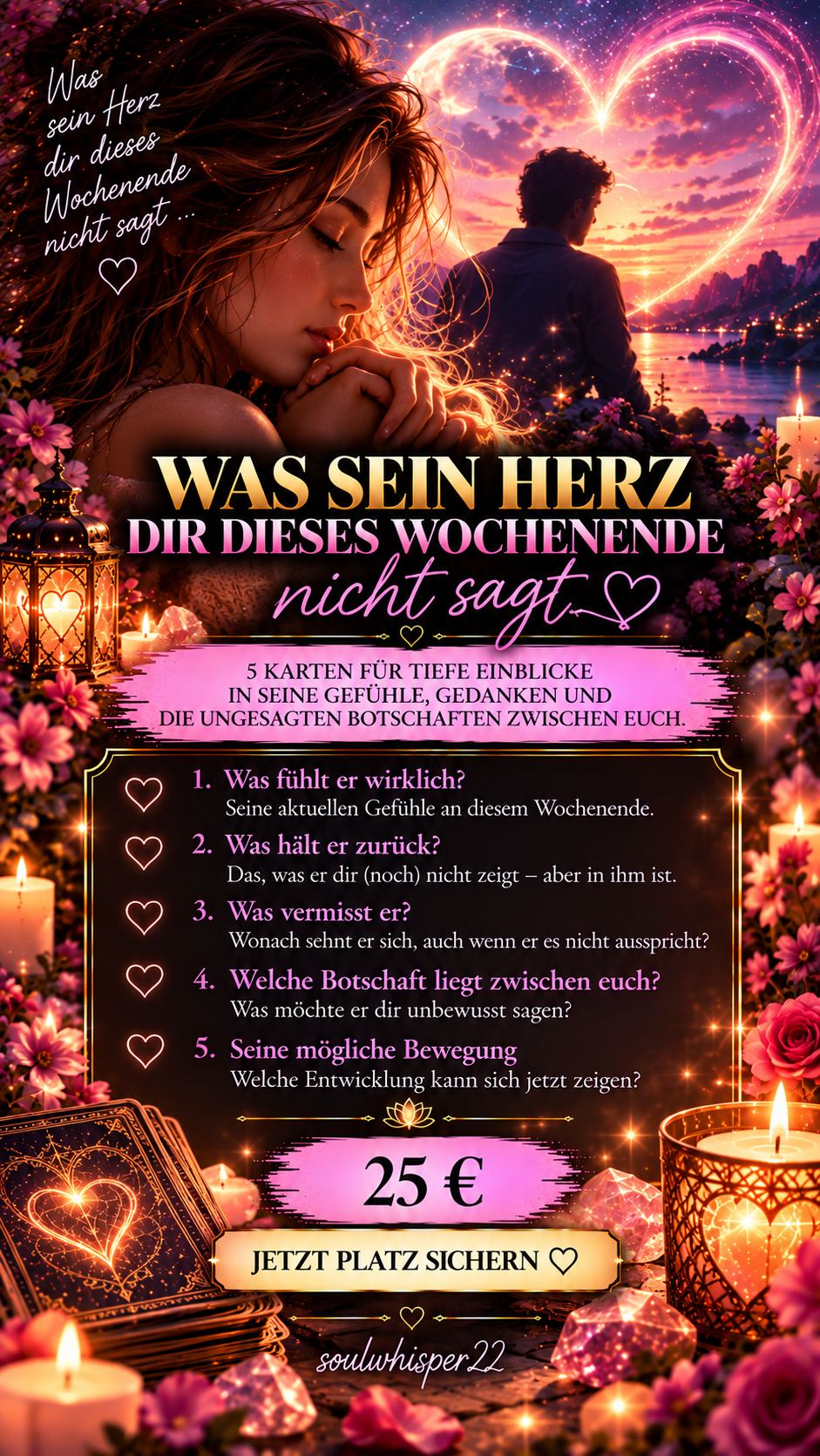 🧿 Was sein Herz dir dieses Wochenende nicht sagt🧿